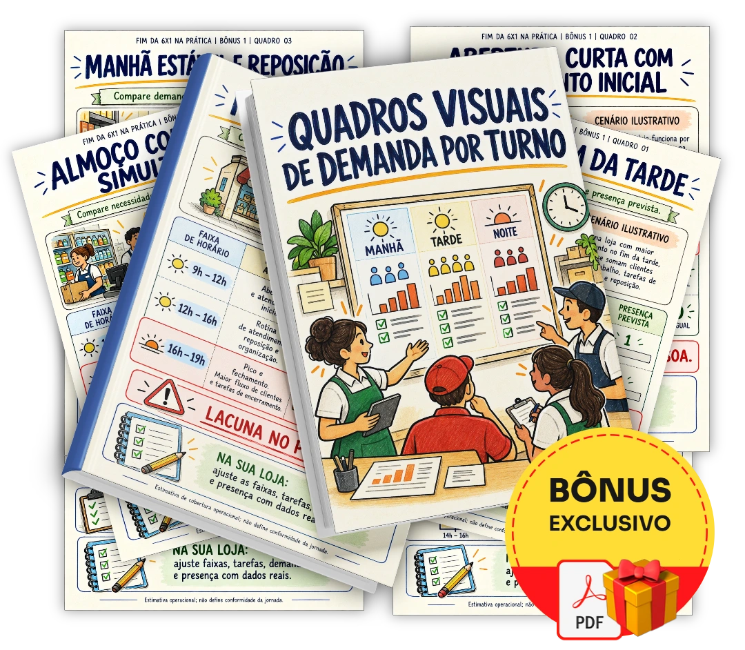 Quadros Visuais de Demanda por Turno
